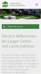 Mobile Screenshot of lauger-gala-bau.de