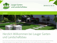 Tablet Screenshot of lauger-gala-bau.de